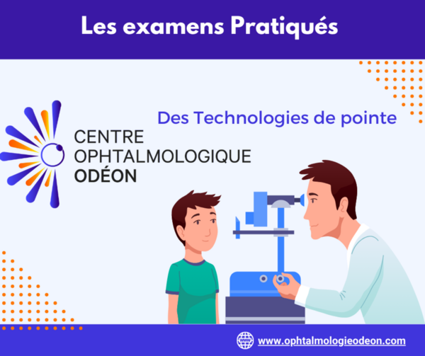 Tous nos examens oculaires en un clin d’œil